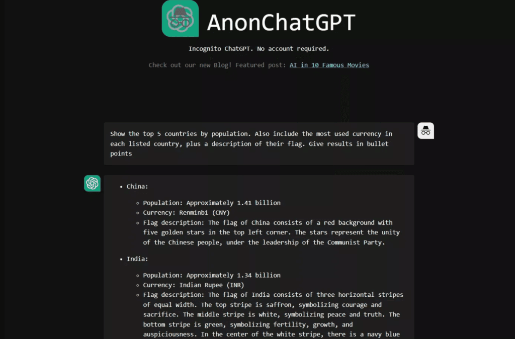 anon chatgpt alternative