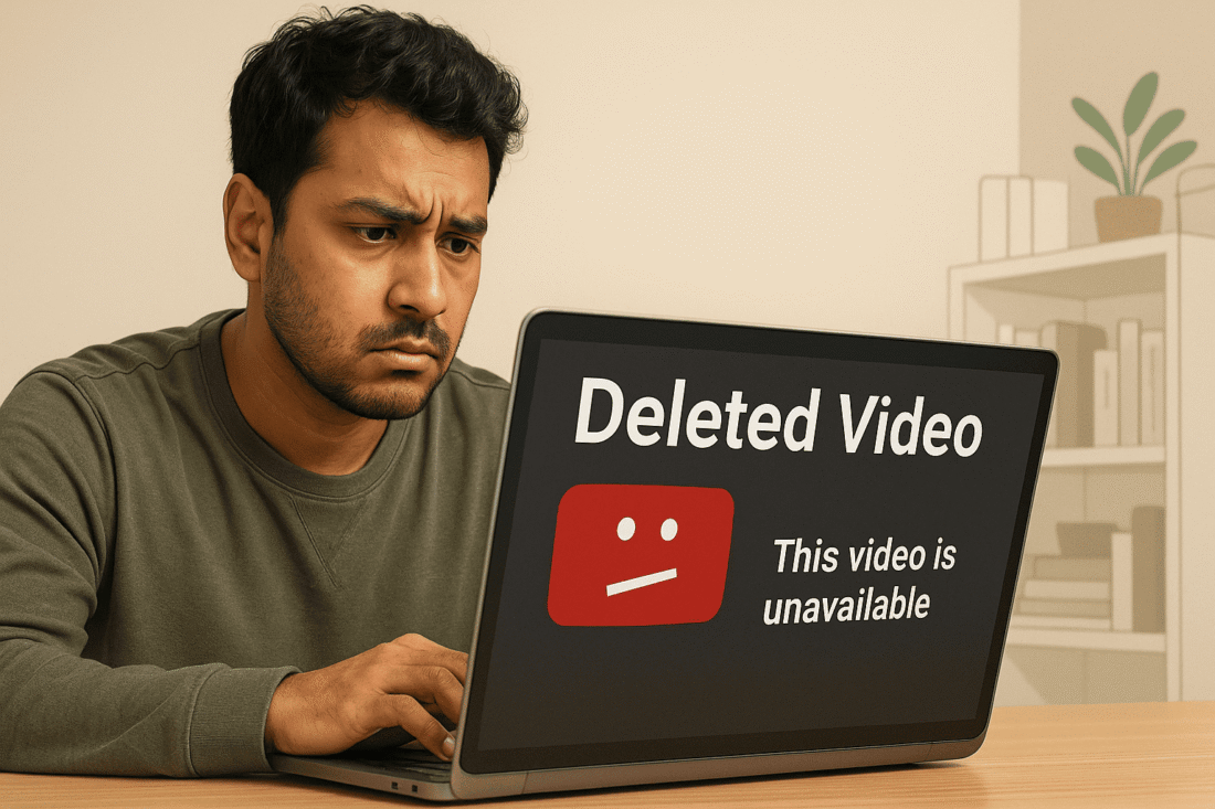 how to find deleted youtube videos